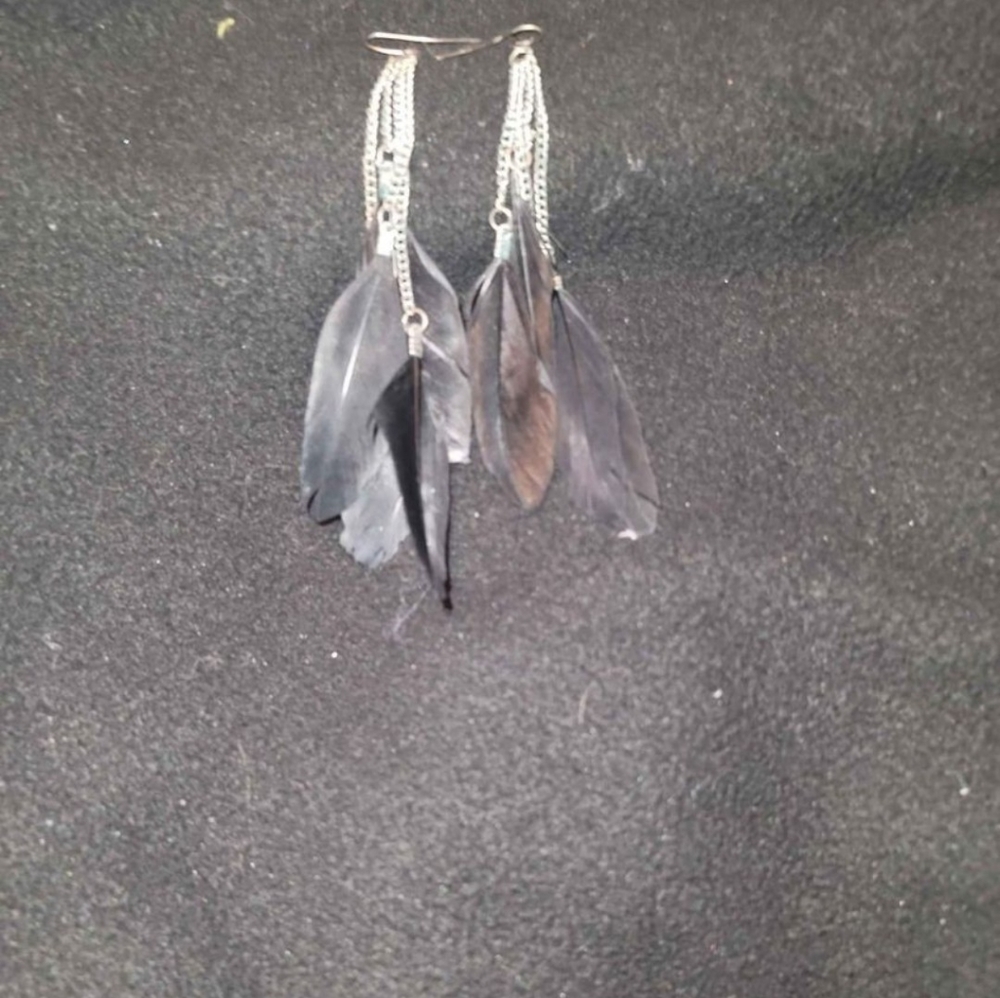 Fether earrings
